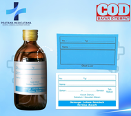 LABEL OBAT SYRUP OBAT LUAR ETIKET SIRUP SALEP STICKER STIKER ISI 100