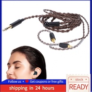 Newlanrode Zopsc Audio Upgrade Cable  Headphone Sound for Sennheiser IE100 Pro IE400 IE500 3.5mm Ste