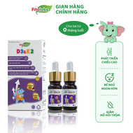 [COMBO] Vitamin D3K2-MK7 Fitolabs Dạng Nhỏ Giọt Giúp Hấp Thu Canxi Tăng Chiều Cao Cho Bé