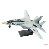 BAH 1:72 Scale F-14 Tomcat Fighter Jet Model - White Black ABS Plastic Aircraft With Detailed Design