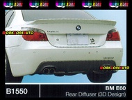 B1550 BM E60 Fiber Rear Diffuser (3D Design) Body kit Bodykit