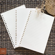 Refill paper A5 (20 holes) - B5 (26 holes) and A4 (30 holes) 60 sheets