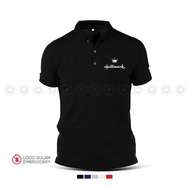 Polo T-Shirt Sulam Hallmark Design Gift Cards Home Decoration Gift Movie TV Channel Baju Lelaki Cott