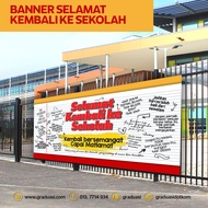 Banner Selamat Kembali Ke Sekolah, AWSOME gila #bnrb
