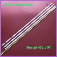 ◩ ✟ ◳ Backlight Set 43inch Devant 43stv101 BRANDNEW Genuine 3strip