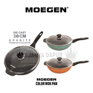 Wok pan yeobo/MOUGEN 30 COLOR pan - korean pan - marble pan yeobo wok 30 cm - korean ceramic pan