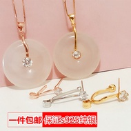 Safe Buckle Clip Buckle 925 Silver Buckle Pendant Clip Buckle Plated 18k Gold Pendant Buckle Clip Bu
