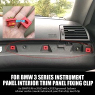 Suitable for BMW 3 Series 7 Series E90E92 E46E36E65 E38 Instrument Center Console Mahogany Trim Clip