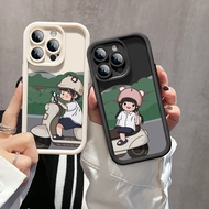 Silicone Creative SoftCase POCO X3/X3 Pro X5 X6 X6 Pro 5G Anti-Glare Casing Hp POCO F4 F5 M5s M6 Pro