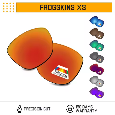 Rarayvix Polarized Replacement Lenses UV400 Protective for Oakley Frogskins XS OJ9006-53mm Sunglasse