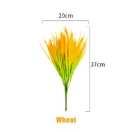 Tanaman Artificial Daun Padi Plastik Imitasi Dekorasi Hias Rumah Wheat Gandum Bunga Ilalang Bunga Ke