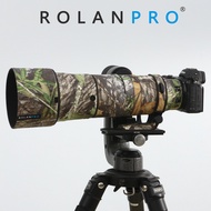 ROLANPRO เสื้อกันหนาวลายทหารเลนส์กันน้ำสำหรับ Nikon Z 180-600Mm F/5.6-6.3 VR เคสเคสโทรศัพท์กันกระแทก