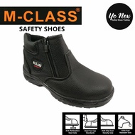 SAFETY SHOES / SAFETY BOOTS ZIP ON Mid Cut Steel Toe Cap 126