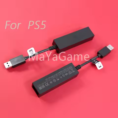 10pcs For PS5 Cable Connector PS VR To PS5 VR Connector Mini Camera Adapter For PS5 PS4 Game Console