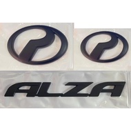 Perodua Alza 2022 above Front/Rear/Rear Words Emblem Mate Logo
