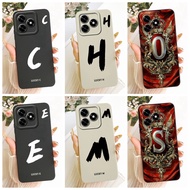 Honor X5c Plus NLA-LX1 NLA-LX2P Cover Honor X5c Case Luxury A-Z Letters Fashion Cool Crown Silicone 