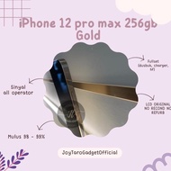 iphone 12 pro max 256gb gold second fullset mulus terawat