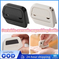 Magnetic Ceramic Box Cutter Safety Ceramic Unboxing Cutter Multifunctional Package Cutter with Right