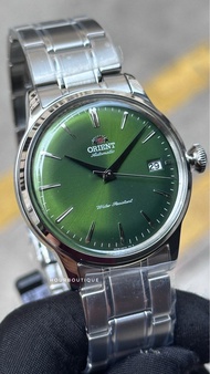 Brand New Orient Bambino 38mm Forest Green Dial Automatic Watch RA-AC0M09E