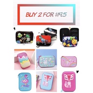 🔥 SG READY STOCK 🔥 HIGH QUALITY EVA 3D Pencil Case Kids School Stationary Smiggle Inspired Pencil Case