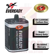 EVEREADY 6 Volt Super Heavy Duty Lantern Battery 4R25 with Spring Terminal 1PC (1209SW)