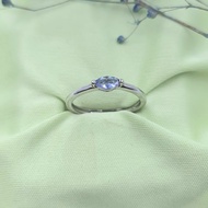 Mini Marquise Tanzanite Ring 925 Sterling Silver Natural Gemstone