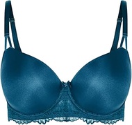 Women's Plus Size Bra - Caitlin Contour, Poseidon, 44DDD
