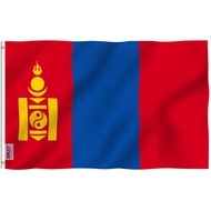 Anley 3x5 feet Mongolia Flag