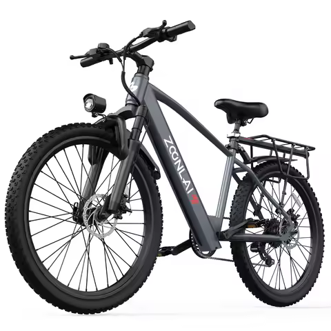 Local Warehouse Shipping ZL L26 Adult Ebike Peak 500W Battery Commuter Electric Bicycle 26 Tire Fron