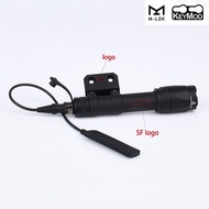 ไฟฉาย Surefreir ยุทธวิธี M600 M300ไฟลูกเสือเมาท์ M600C อาวุธสปอตไลท์ล่าสัตว์ติดตั้งชดเชยพอดีกับ Mlok