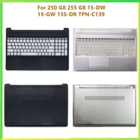 New Laptop Top Case Palmrest Upper Bottom Housing Cover Case For HP 15S-DU 15S-DY 15-DW 15-GW 15S-DR
