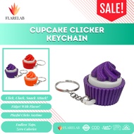 Cupcake Clicker Keychain