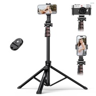Andoer TP-14 160cm Portable Tripod Stand Desktop Tripod Stand 5kg/11lbs Load Capacity 3 Levels Heigh