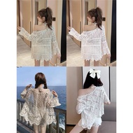 Beach bikini outerwear, Guangzhou crochet swimsuit robe