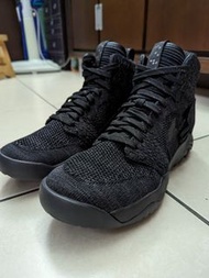 Jordan Apex React 全黑色籃球鞋 輕量高筒休閒鞋 US 7號