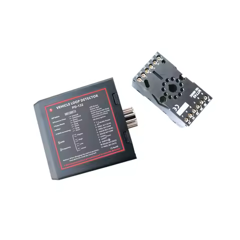 pd132 single channel Inductive loop detector vehicle for Automatic Barrier boom Gate access control 