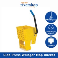 Side Press Wringer Mop Bucket Cart Mopping