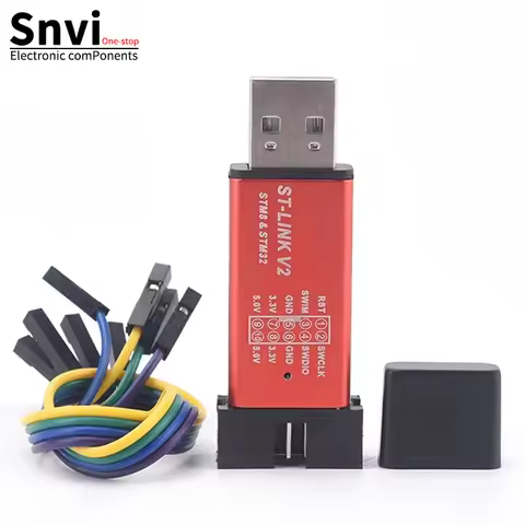 Suvi 1PCS ST LINK Stlink ST-Link V2 Mini STM8 STM32 Simulator Download Programmer Programming With C