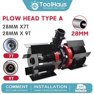 TOOLHAUS Gembur Tanah Mata Gembur Tanah Mesin Rumput Brush Cutter Tiller Cultivator Pengembur Tanah 