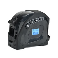 2in1 Laser Rangefinder 5m Tape Measure Ruler LCD Display with Backlight Distance Meter Building Meas
