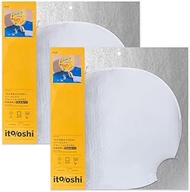 Plus ITOSHI OSHI Katsu Fan Cover, Decorative, Clear, 2 Pieces, FL-305CF 91-246 x 2