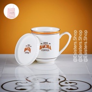 Bacha Heritage Coffee Mug and Lid Bacha Coffee Cup and Lid