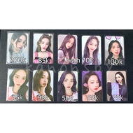 Karina aespa official photocard