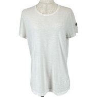 MONCLER 23SS MAGLIA MANICA CORTA 100%純棉短袖T卹，附logo貼片，白色，M碼，正品，女款，成色極佳。