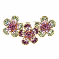 OZEL THREE FLOWERS BROOCH B219 | KERONGSANG OZEL