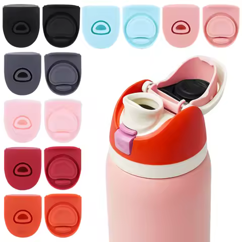 2Pcs Replacement Stopper Silicone Water Bottle Top Lid Parts Cap Mouth Plug Gasket for Owala FreeSip