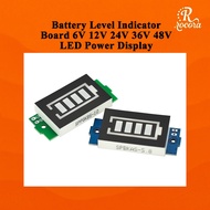 Battery Level Indicator Board 6V 12V 24V 36V 48V LED Power Display for Lithium / Lead Acid Battery