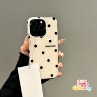 Fresh Simple Polka Dot Phone Case For Honor 400 Lite Pro 300 200 100 90 Smart 80 70 60 50 X60 Pro SE