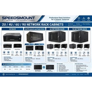 4U server rack SPEEDSMOUNT IT network cabinet wall mount floor stand for NAV patch panel switch CCTV