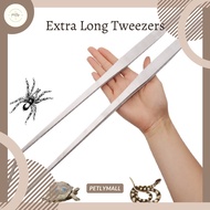 [PetlyMall] Universal 48CM Straight/Crooked Stainless Steel Tweezer For Tarantula Insect Amphibian S